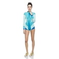 thumbnail image 1 of Cynthia Rowley Women's Blue Multi Colorblocked Long-Sleeve Wetsuit, Size M, 1 of 1