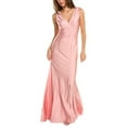 thumbnail image 1 of Cynthia & Sahar Womens Sateen Ruched Evening Dress, 1 of 2