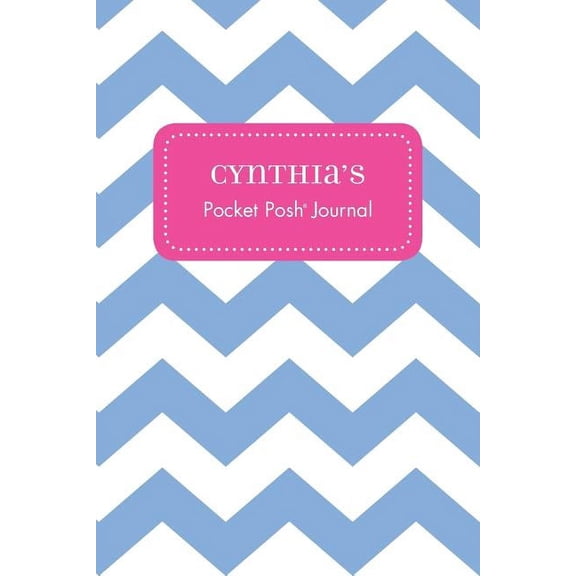 Cynthia's Pocket Posh Journal, Chevron, (Paperback)