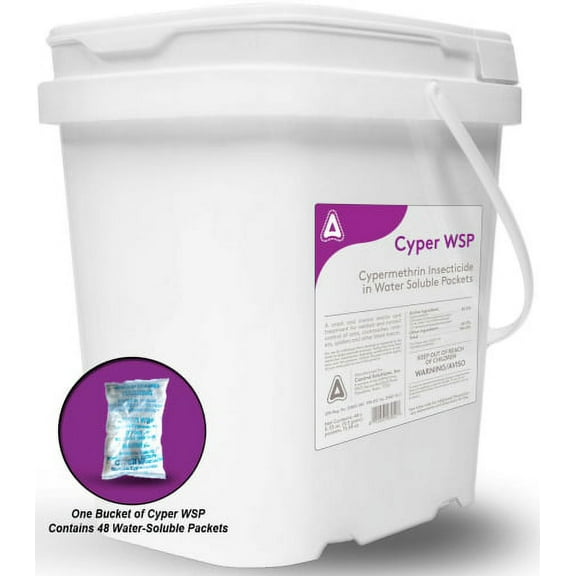 Cyper WSP 48 Count Water Soluble Pest & Insect Control Packets