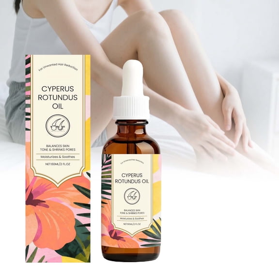 Cyperus Pore Control Lightweight Oil, Balances & Refines Skin Texture, Minimizes Appearance of Pores for Smooth Complexion