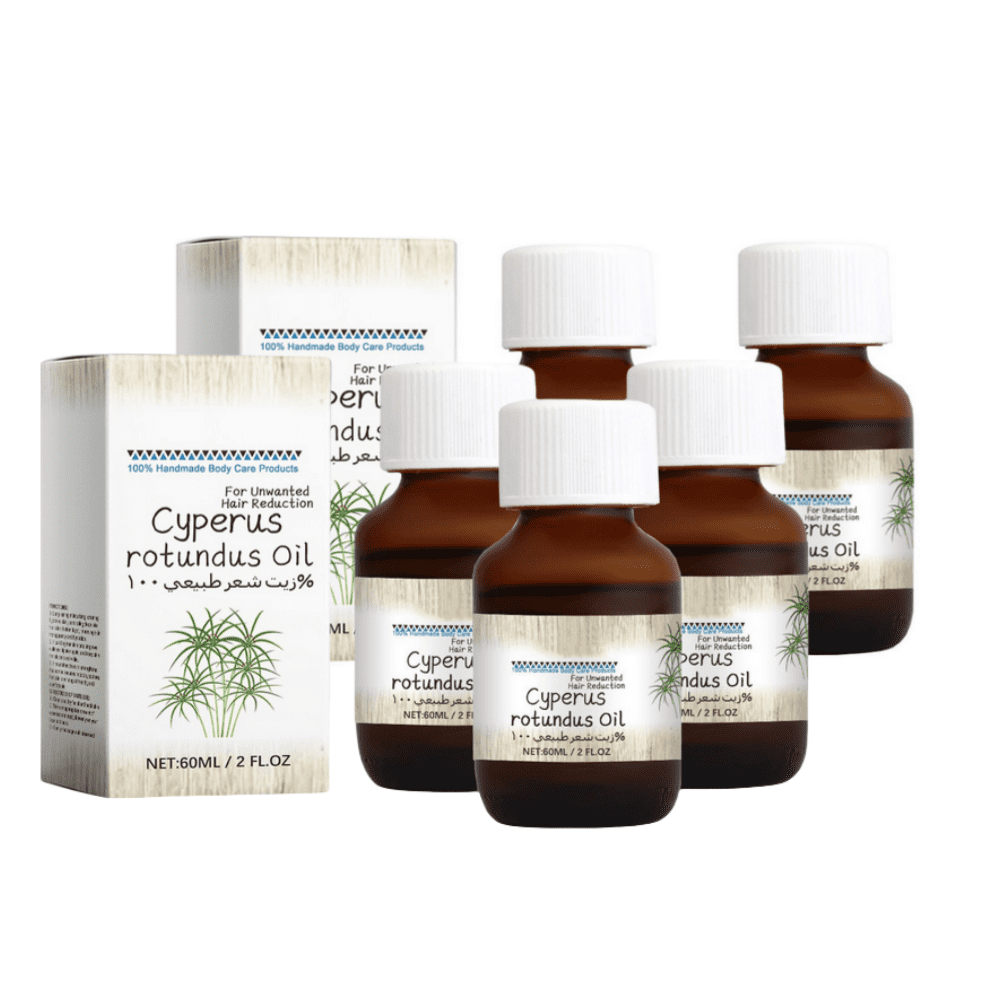 Cyperus Rotundus Oil, Cyperus Oil, Natural Cyperus Rotundus Oil for Hair Removal, With Dropper