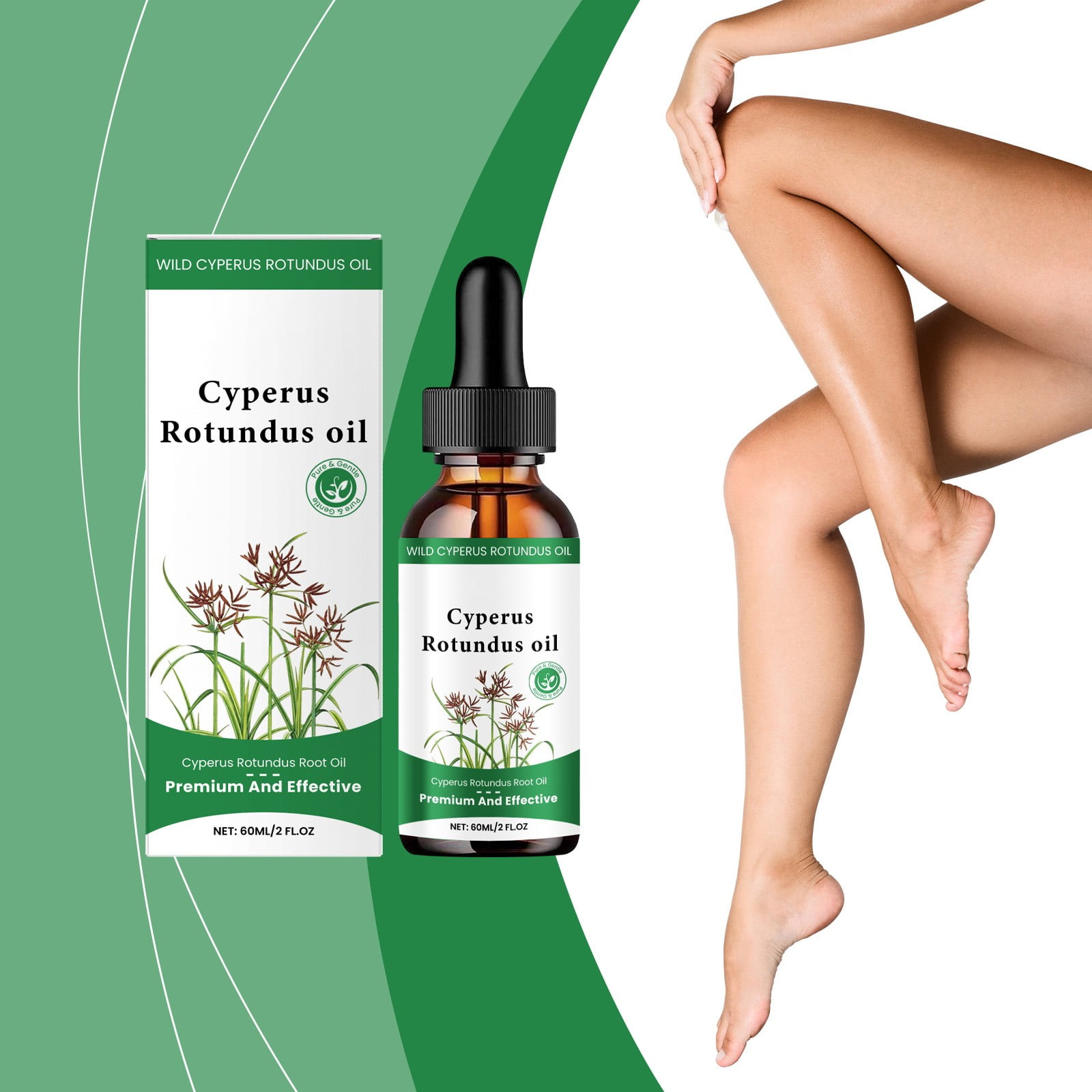 Cyperus Rotundus Oil, Cyperus Rotundus Oil For Hair Removal, 60ml Cyprus Rotundus Oil, Ideal For
