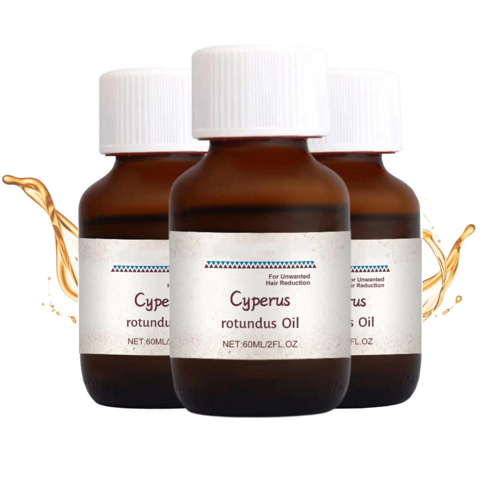 Cyperus Rotundus Oil, Cyperus Rotundus Oil for Hair Removal, Cyperus Oil (3Pcs)