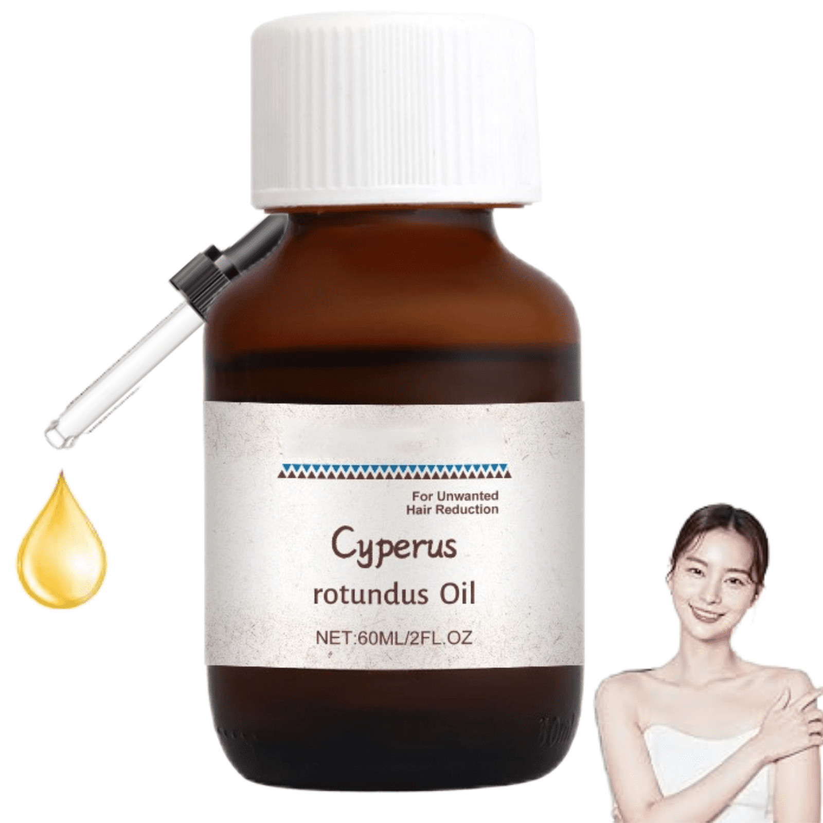 Cyperus Rotundus Oil, Cyperus Rotundus Oil for Hair Removal, Natural Pure Cyperus Oil, Reducing