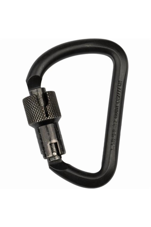 499054 G Series Large D TL ANSI Still Zinc Coated Steel Keylock, Black