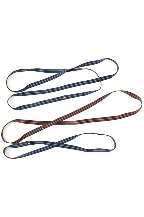 Flex Nylon Slings - 16mm Draw, 16cm Length, Blue Stripe Design