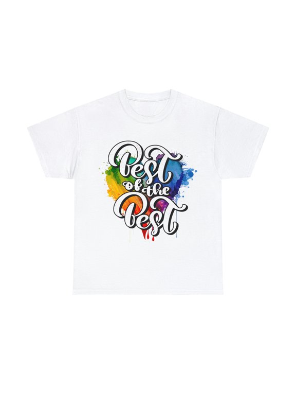 Best of The Best Pride Short Sleeve White Shirt
