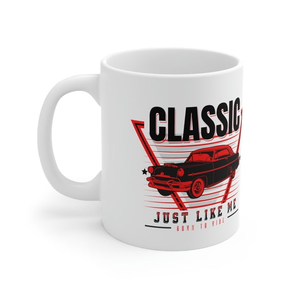 Cypher Sage Classic Car Like Me Red #1 / 11oz White Ceramic Mug