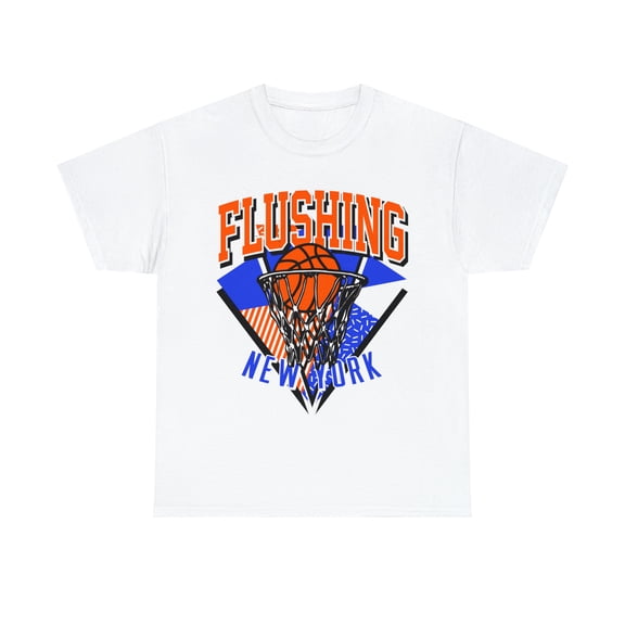 Cypher Sage Flushing New York Basketball Hometown Retro T-Shirt