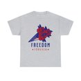 thumbnail image 1 of Cypher Sage Freedom Forever #1 Patriotic Short Sleeve Unisex Grey T-shirt, 1 of 12