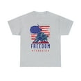 thumbnail image 1 of Cypher Sage Freedom Forever #5 Patriotic Short Sleeve Unisex Grey T-shirt, 1 of 12