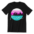 thumbnail image 1 of Cypher Sage Miami South Beach Skyline Shirt - Mens Heavy Cotton Tee Shirt, 1 of 7