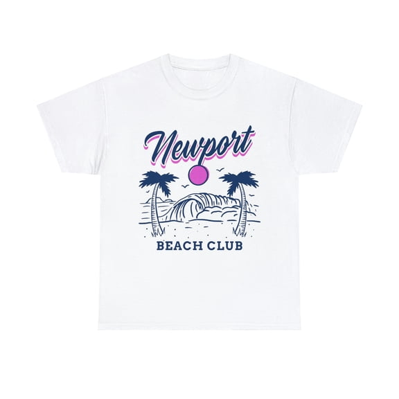 Cypher Sage Newport Beach Club Short Sleeve White T-Shirt