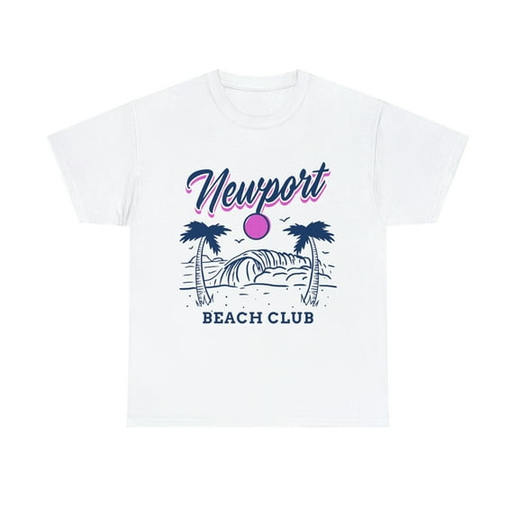 Cypher Sage Newport Beach Club Short Sleeve White T-Shirt