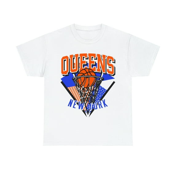 Cypher Sage Queens New York Basketball Hometown Retro T-Shirt