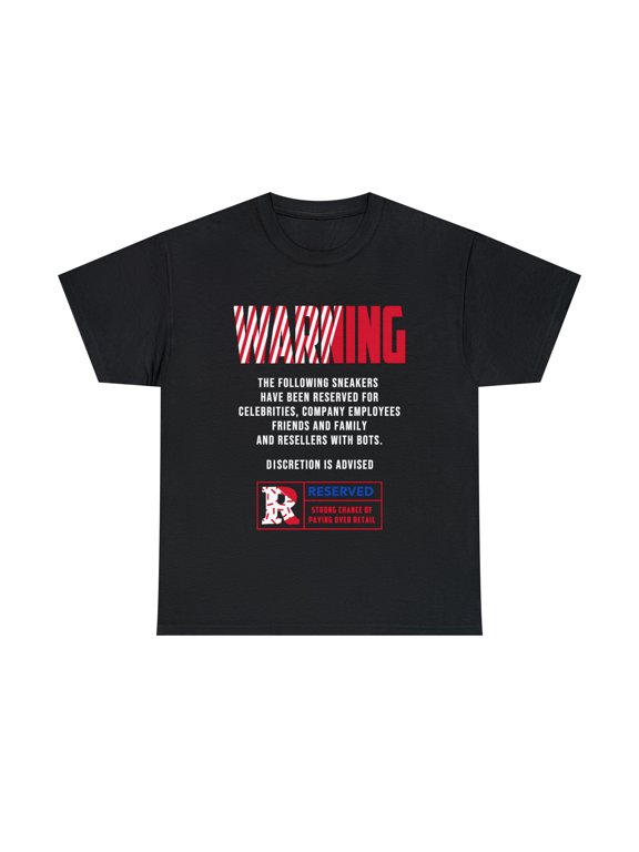 Reserved Playoff Retro Sneaker Shirt