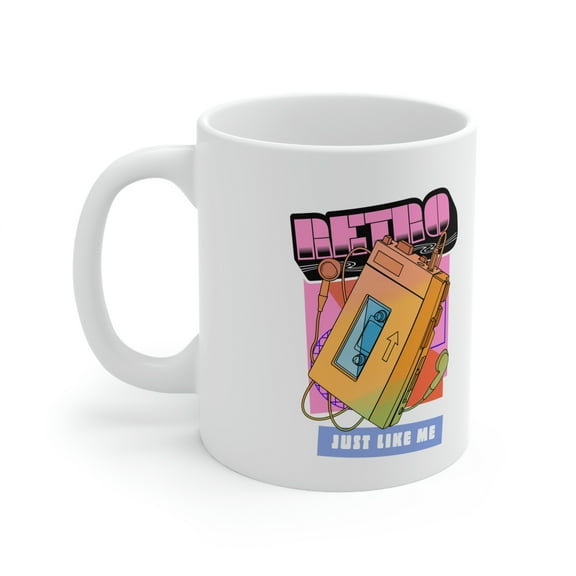 Cypher Sage Retro Like Me 90's Nostalgia Mug #3 / 11oz White Ceramic Mug