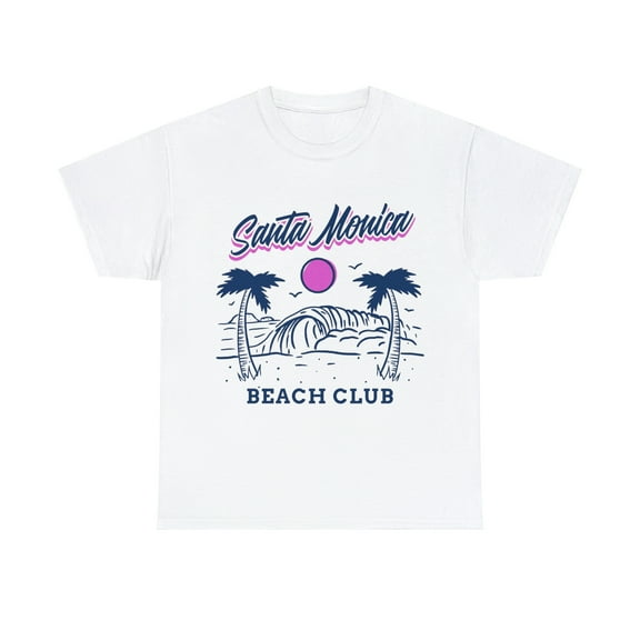 Cypher Sage Santa Monica Beach Club Short Sleeve White T-Shirt