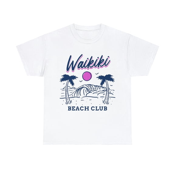 Cypher Sage Waikiki Beach Club Short Sleeve White T-Shirt