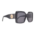 thumbnail image 1 of Cypress, Black BIFOCAL SUN-Reading Glasses, Large Oversized Women Readers, High End Reading Magnifying eyeglasses, Big Square optical Frame, 1 of 1