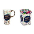 thumbnail image 1 of Evergreen Beautiful Birthday Confetti Ceramic Travel Cup with Lid - 5 x 4 x 7 Inches, 1 of 9