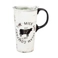 thumbnail image 1 of Cypress Home Ceramic Travel Cup, 17 Oz. ,W/Box And Tritan Lid, The Milk And Cream Company, 1 of 3