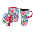thumbnail image 1 of Cypress Ceramic Travel Cup, 17 oz., w/box, Through the Garden Gate, 1 of 3