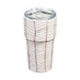 thumbnail image 1 of Evergreen Double Wall Ceramic Companion cup with Tritan Lid 13oz Pretty in Pink Pattern, 1 of 2