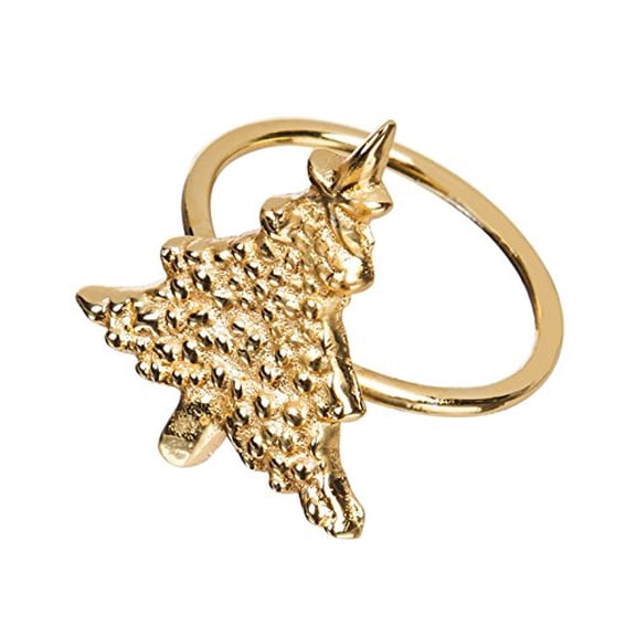 Gold Tree Metal Napkin Ring