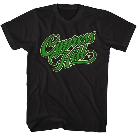 Cypress Hill Inline Outline Black Adult T-Shirt