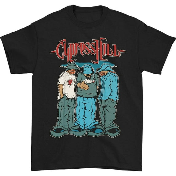 Cypress Hill Men's Blunted T-Shirt Black Medium | Licensed Control Industry Merchandise
