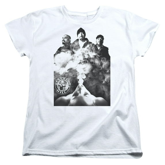 Cypress Hill Monochrome Smoke Women's T-Shirt White