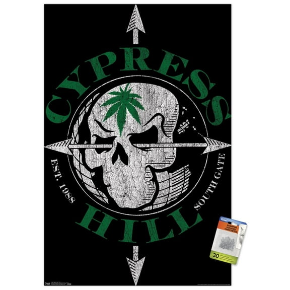 Cypress Hill - Skull Wall Poster with Push Pins, 22.375" x 34"
