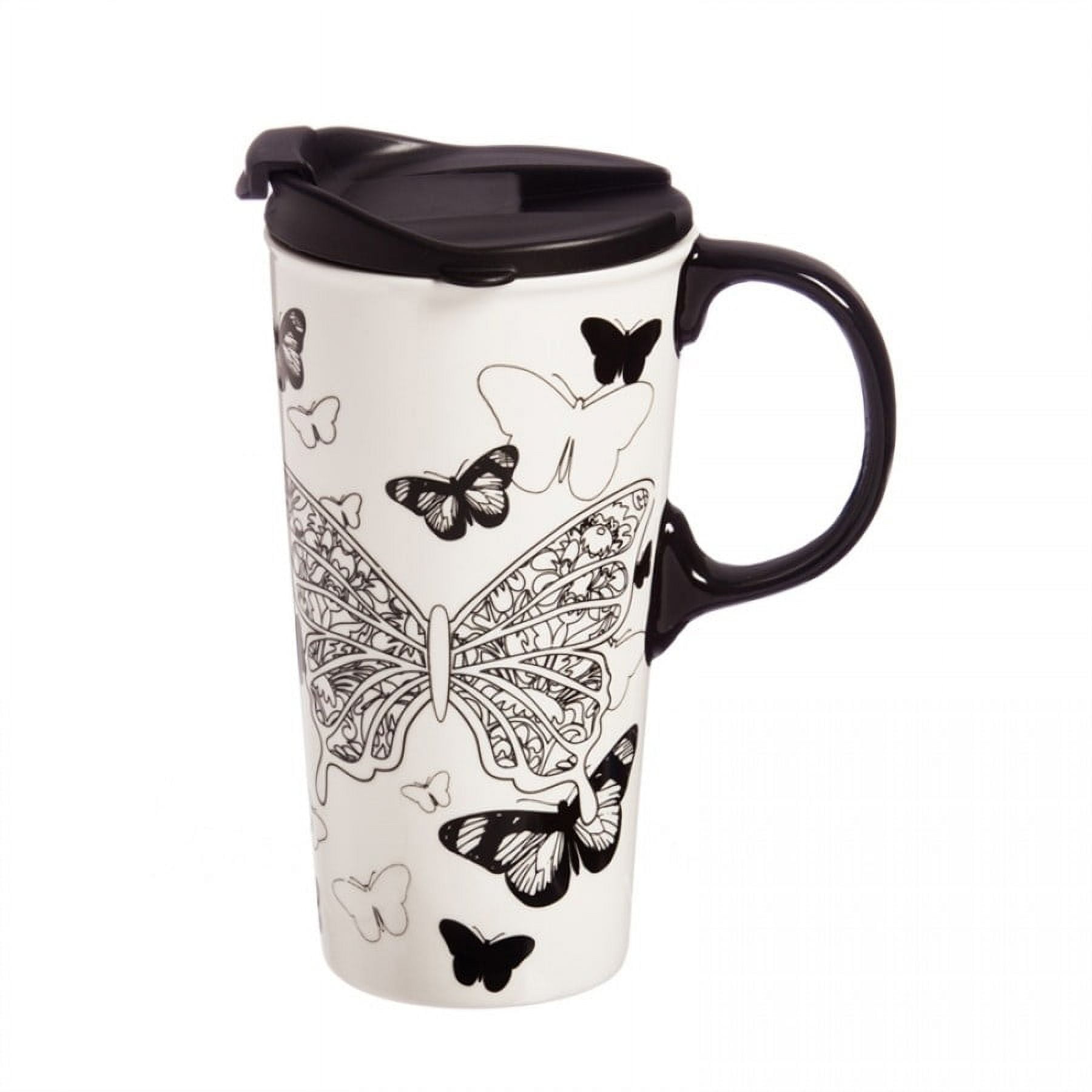 New Small Butterflies Travel Coffee Mug Coffee Thermal Cup Pretty Coffee Cup  Beautiful Tea Mugs - AliExpress
