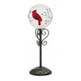 thumbnail image 1 of Cypress Home Cardinal Glass LED Seasonal Lit Globe on Pedestal, 1 of 3