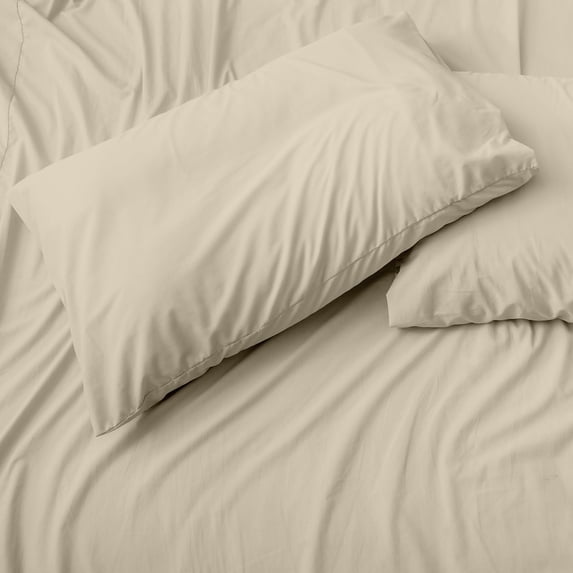 Cypress Linen Collection 1800 Series 6 Piece Cream Premium Sheet Sets