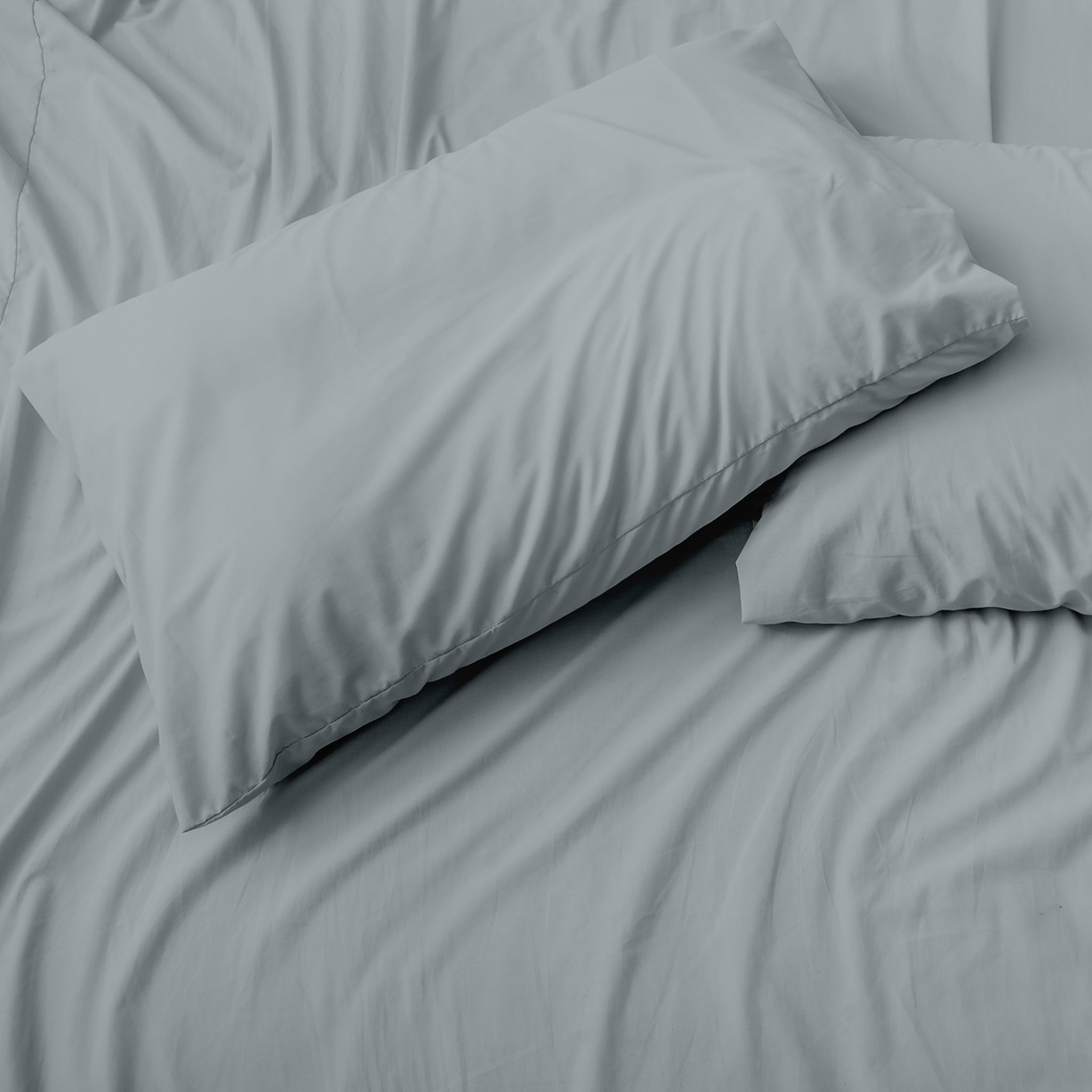 Cypress Linen Collection 1800 Series 6-Piece Silver Sheet Set, Queen