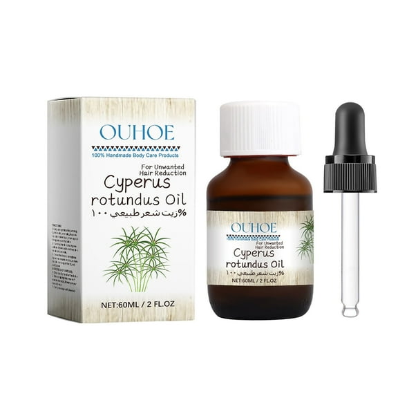Cypress Oil Hair Removal Solution - Cyperus Rotundus Oil for Reducing Body Hair Growth 1pc