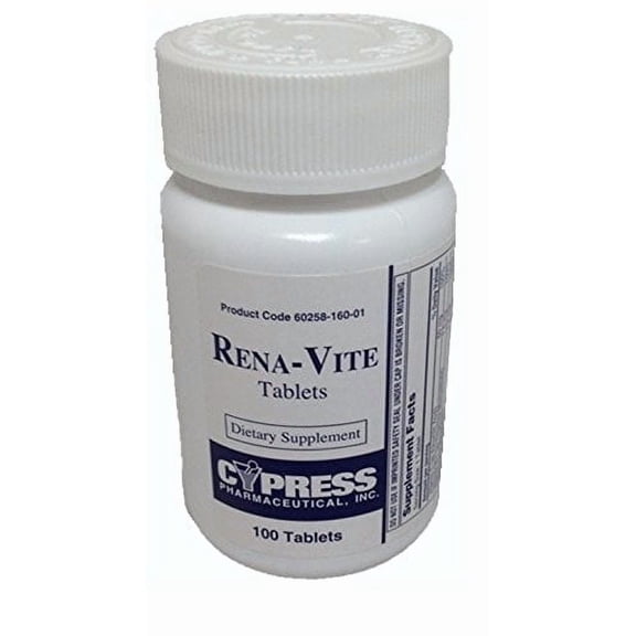 Cypress Rena-Vite Tablets 100 Count Each