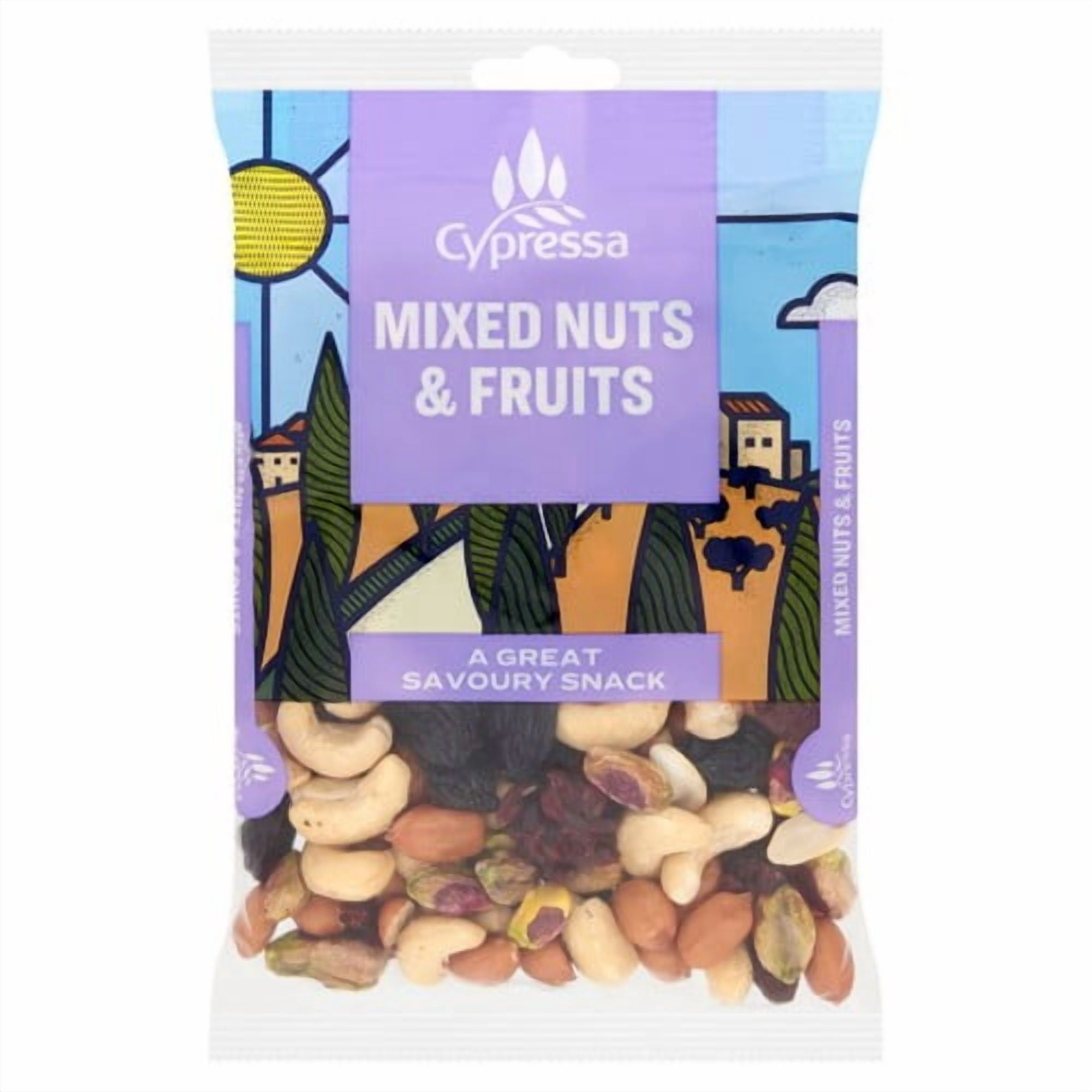 Cypressa Mixed Nuts & Fruits 170g, British Import (Pack of 3)