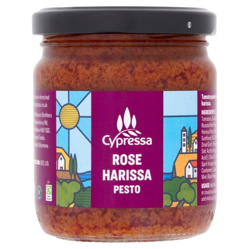 Cypressa Rose Harissa Pesto 170g, British Import (Pack of 2)