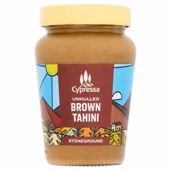 Cypressa Unhulled Brown Tahini 300g, British Import (Pack of 3)