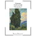 thumbnail image 1 of Cypresses Cross Stitch Pattern - Vincent van Gogh: Regular and Large Print Cross Stitch Chart (Paperback), 1 of 1