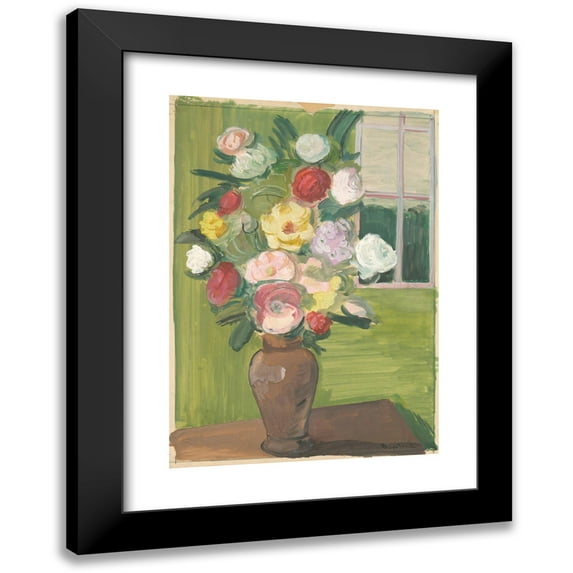 Cyprián Majerník 11x14 Black Modern Framed Museum Art Print Titled - Bouquet (1935)