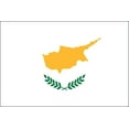 thumbnail image 1 of Cyprus 3' x 5' Indoor Polyester Flag, 1 of 1