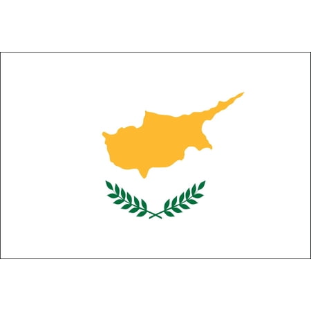 Cyprus 3' x 5' Indoor Polyester Flag