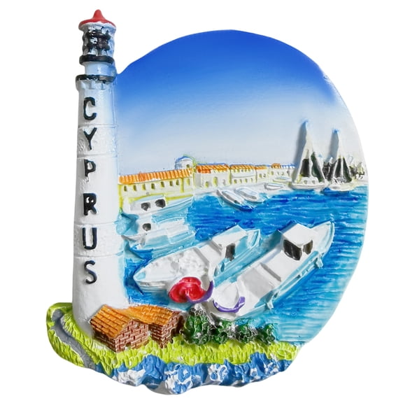 Cyprus  3D Fridge Magnet Souvenir Gift,Resin Handmade Cyprus Refrigerator Magnet Home Decoration Collection