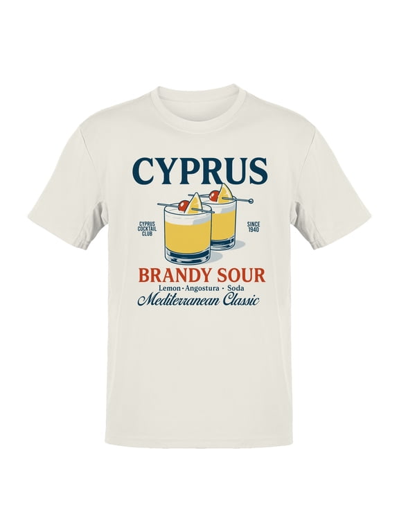 Cyprus Brandy Sour Mediterranean Classic Men's T-shirt
