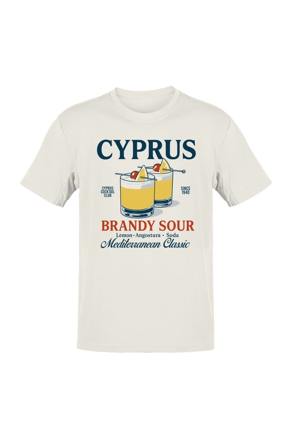 Cyprus Brandy Sour Mediterranean Classic Men's T-shirt